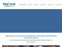 Tablet Screenshot of pastoraljuvenilsevilla.org